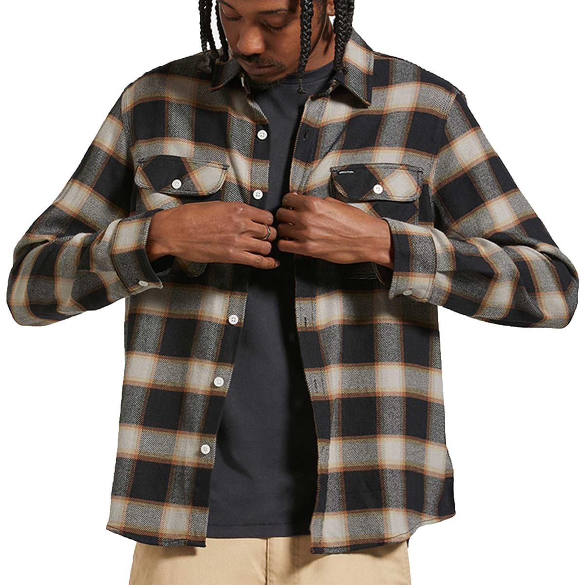 20th Anniv Bowery Flannel Black Cream