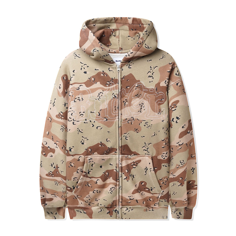 Breakdown Zip-Thru Hood Desert Camo