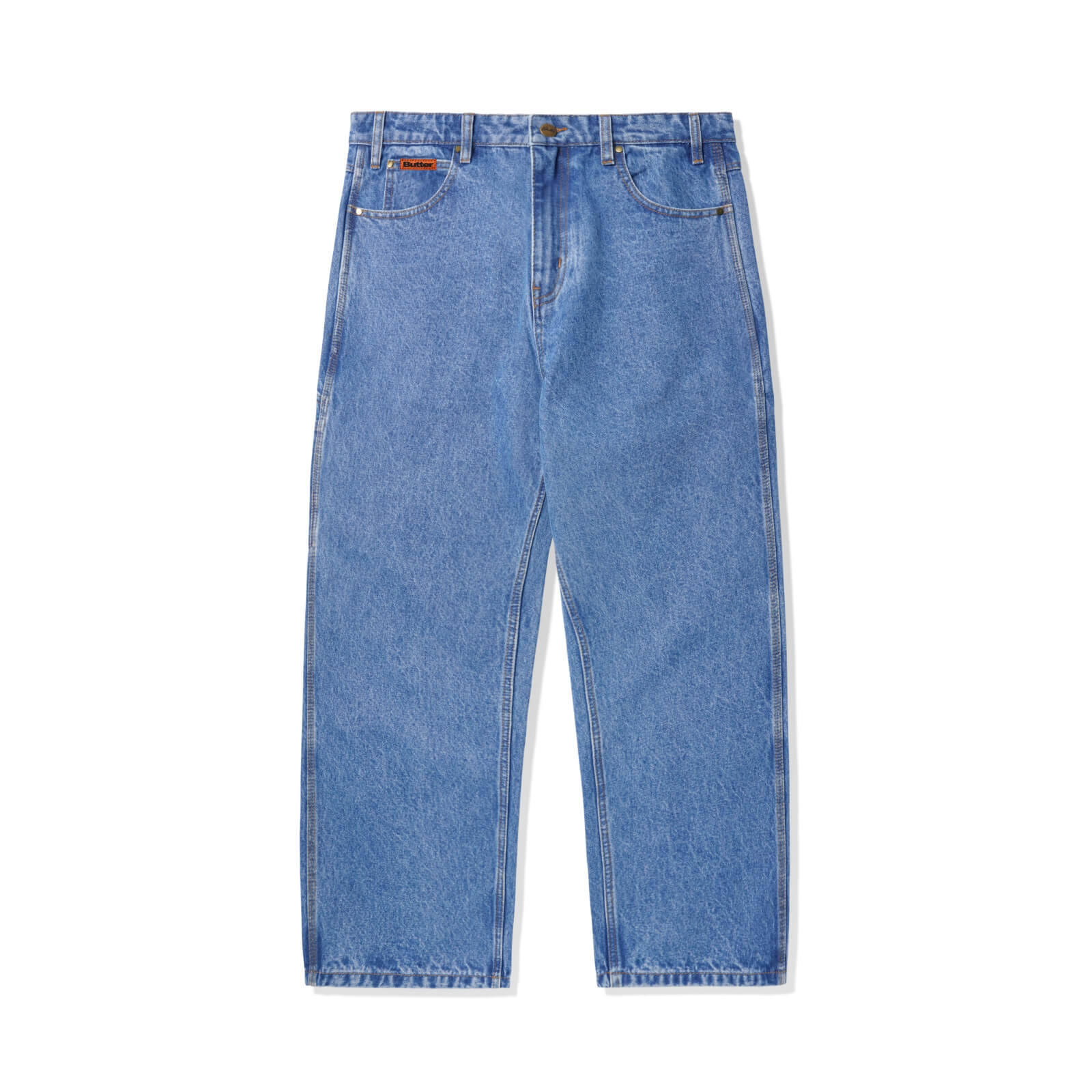 Relaxed Denim Jeans Washed Indigo