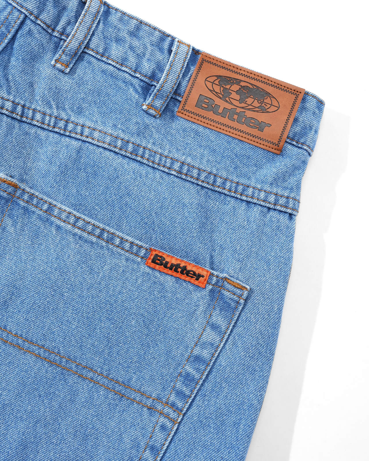 Relaxed Denim Jeans Washed Indigo