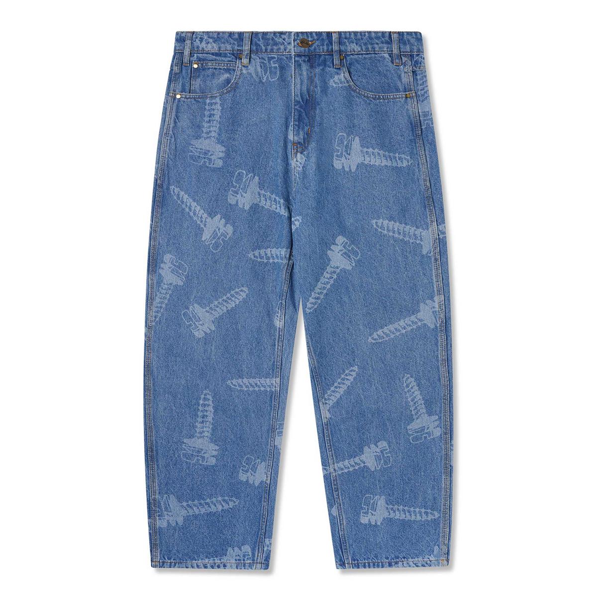 Screw Denim washed indigo