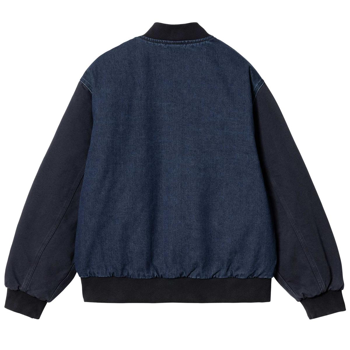 Paxon Bomber Blue Dark Navy stone washed