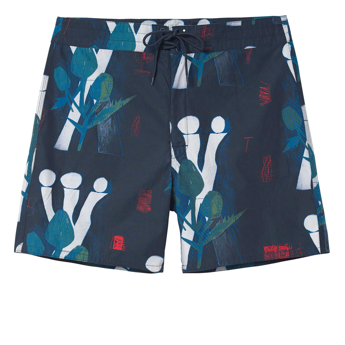 Shaka Swim Trunk Tom Krol Flowers Midnight