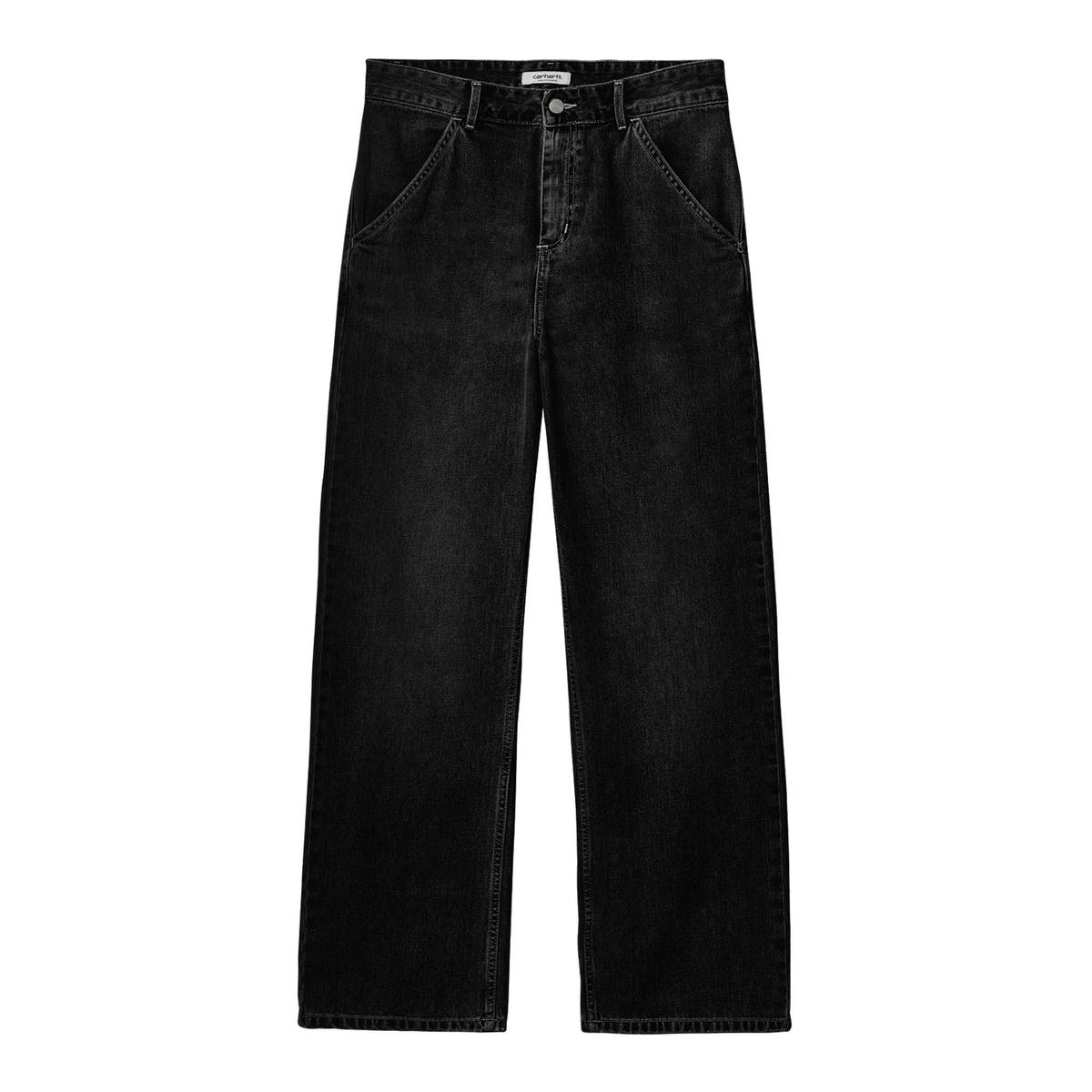 Girls Simple Black stone washed