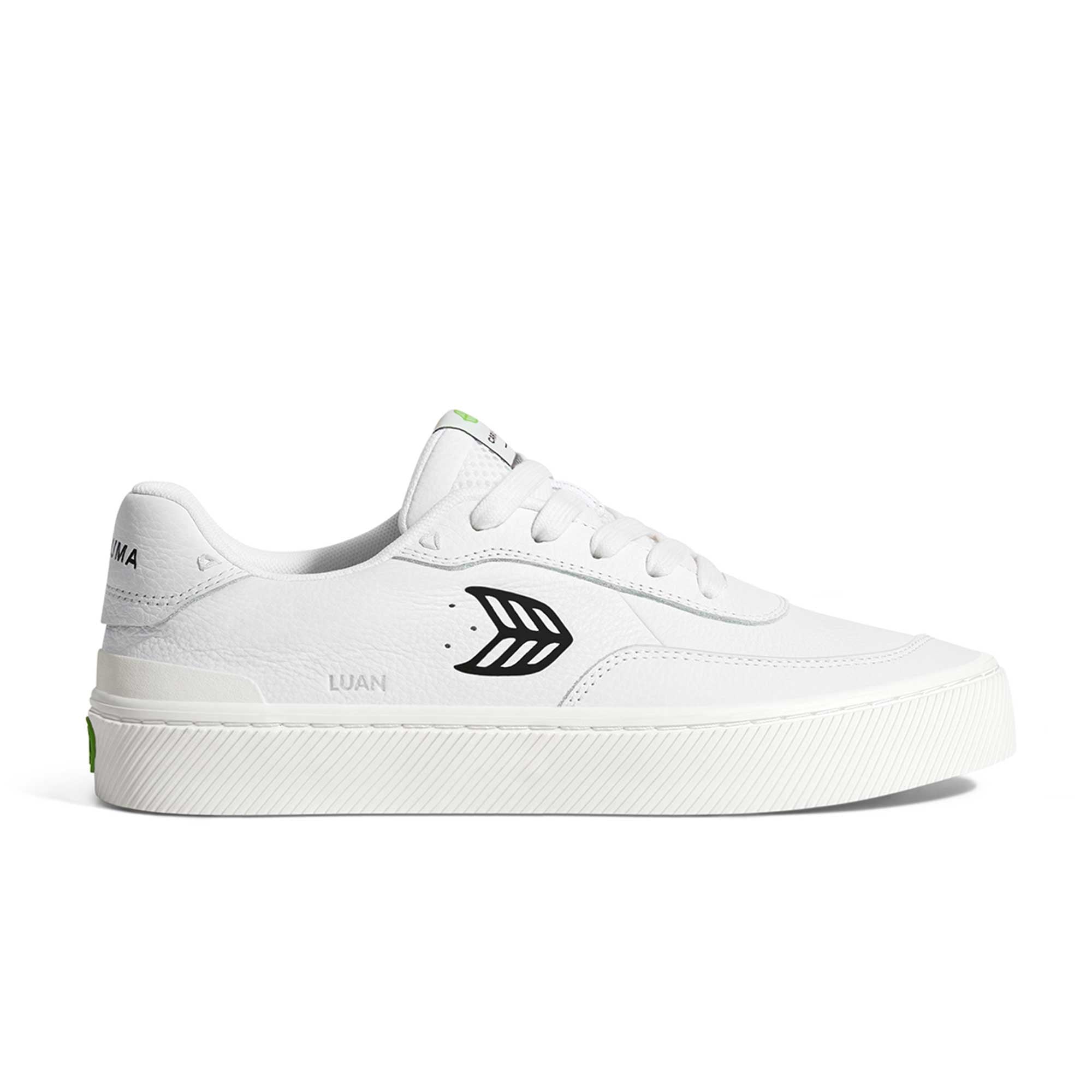 Luan Pro Premium Leather White Black