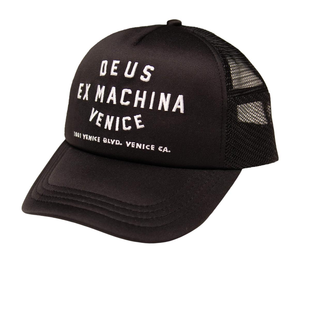 Venice Address Trucker Black