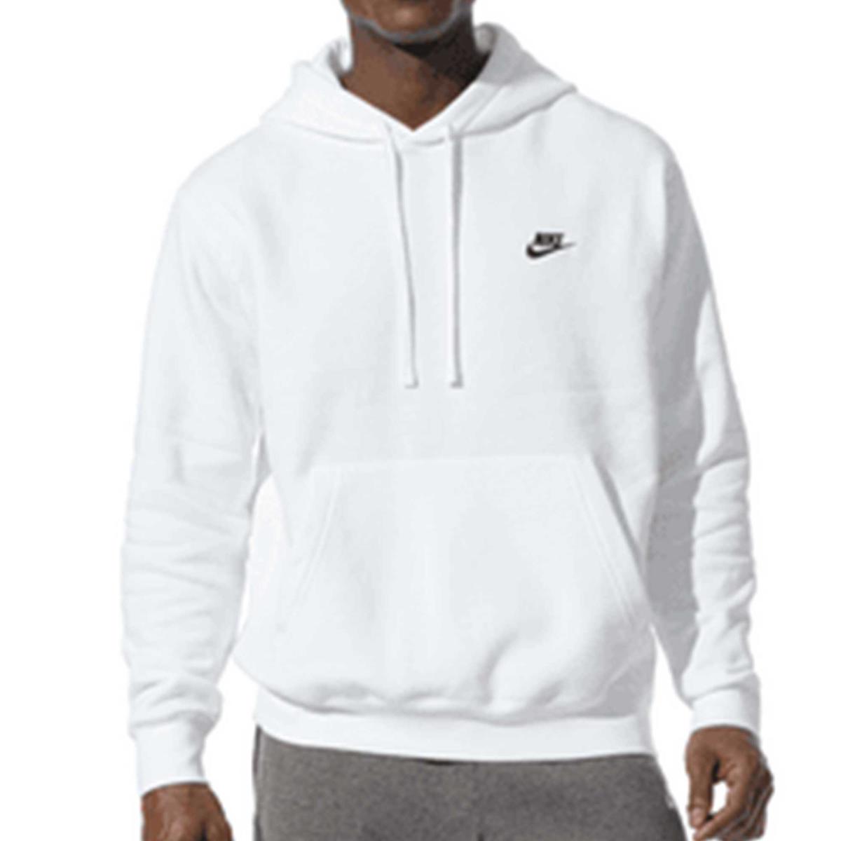 Zip Hoodie Club White