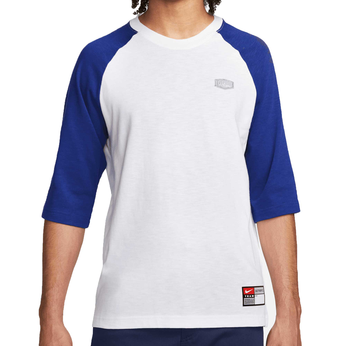 BSBL Raglan LA White Blue