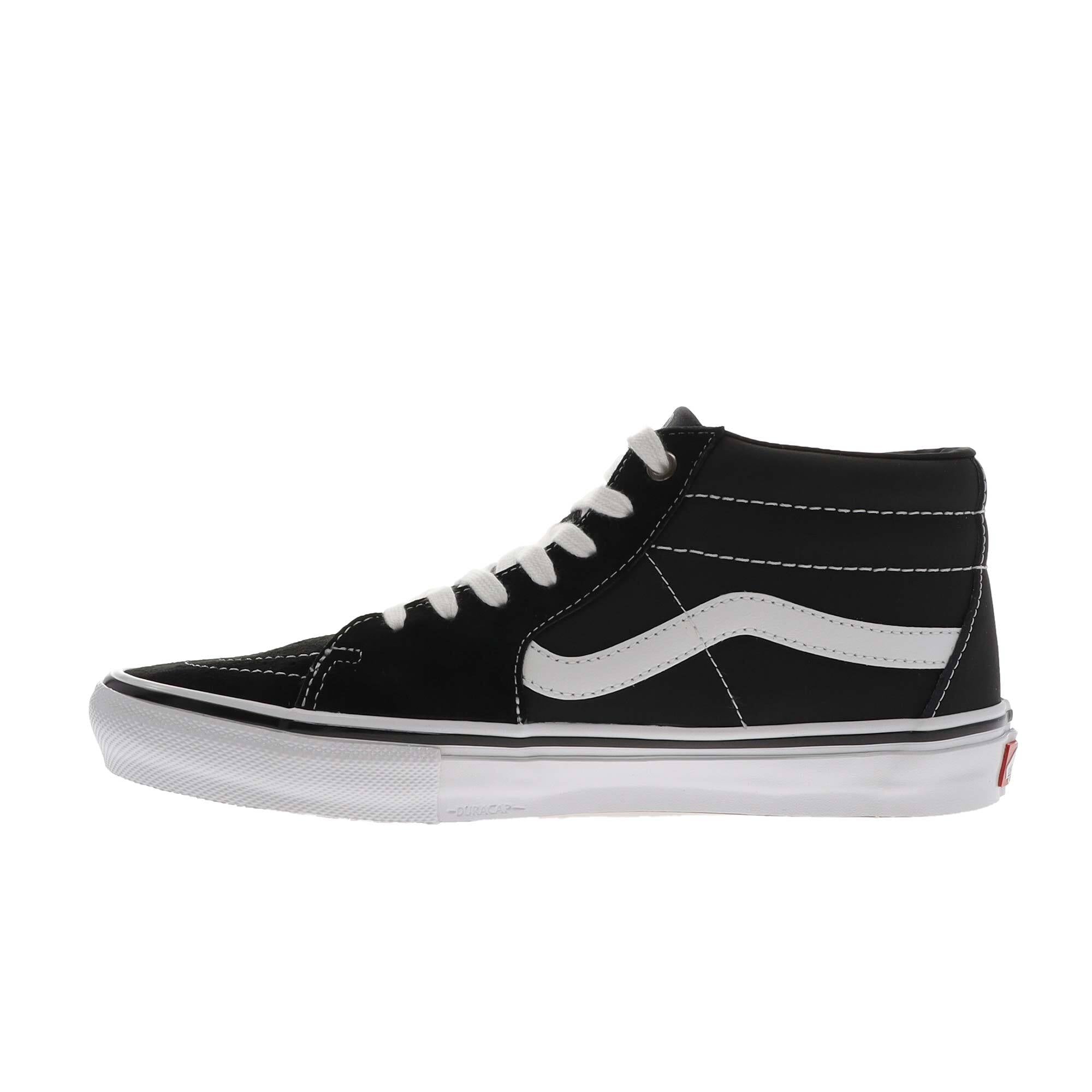 Skate Grosso Mid Black White