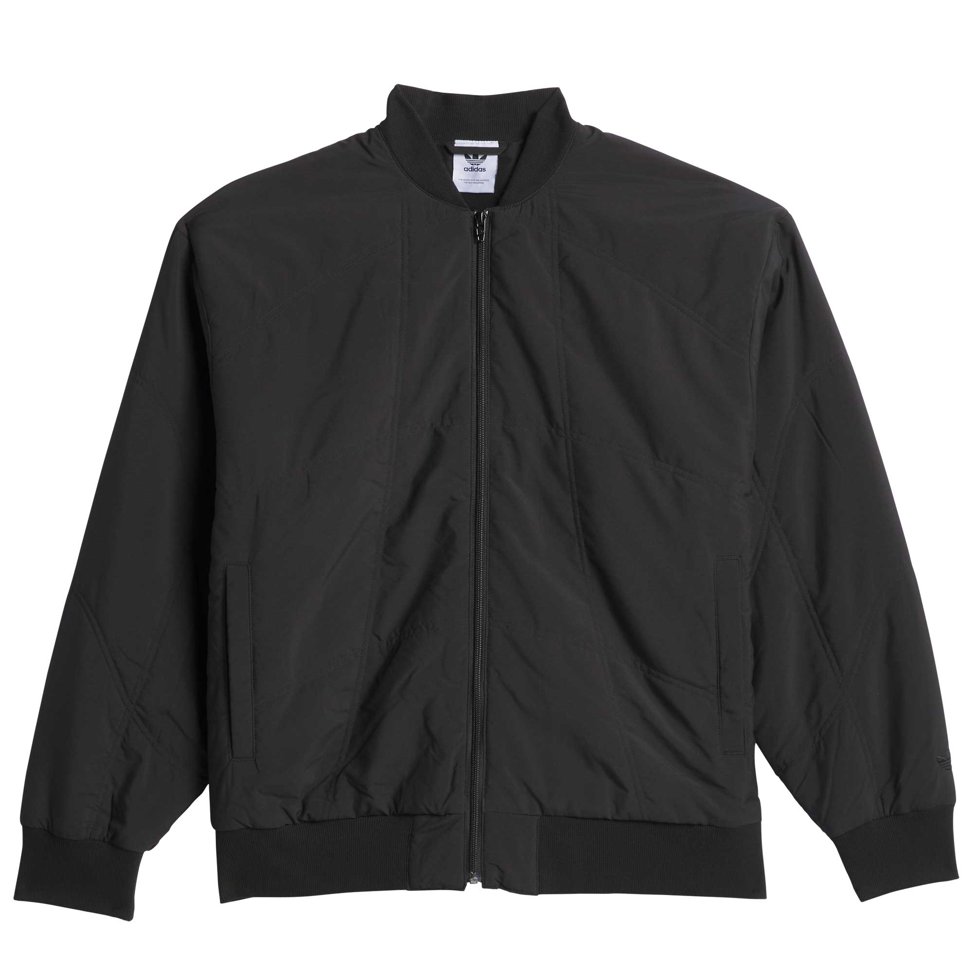 Quilted Jacket Black Curious Skateshop