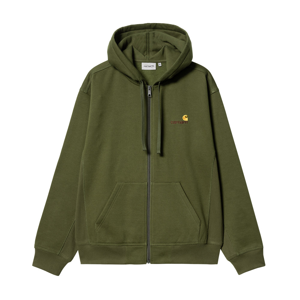 Jacket Hooded American Script Tarragon