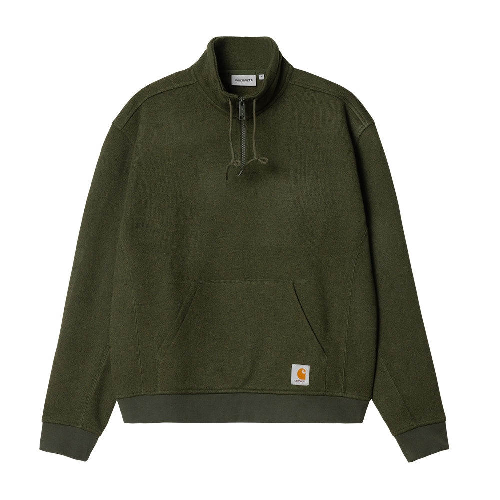 Luther Half Zip Sweat Tarragon