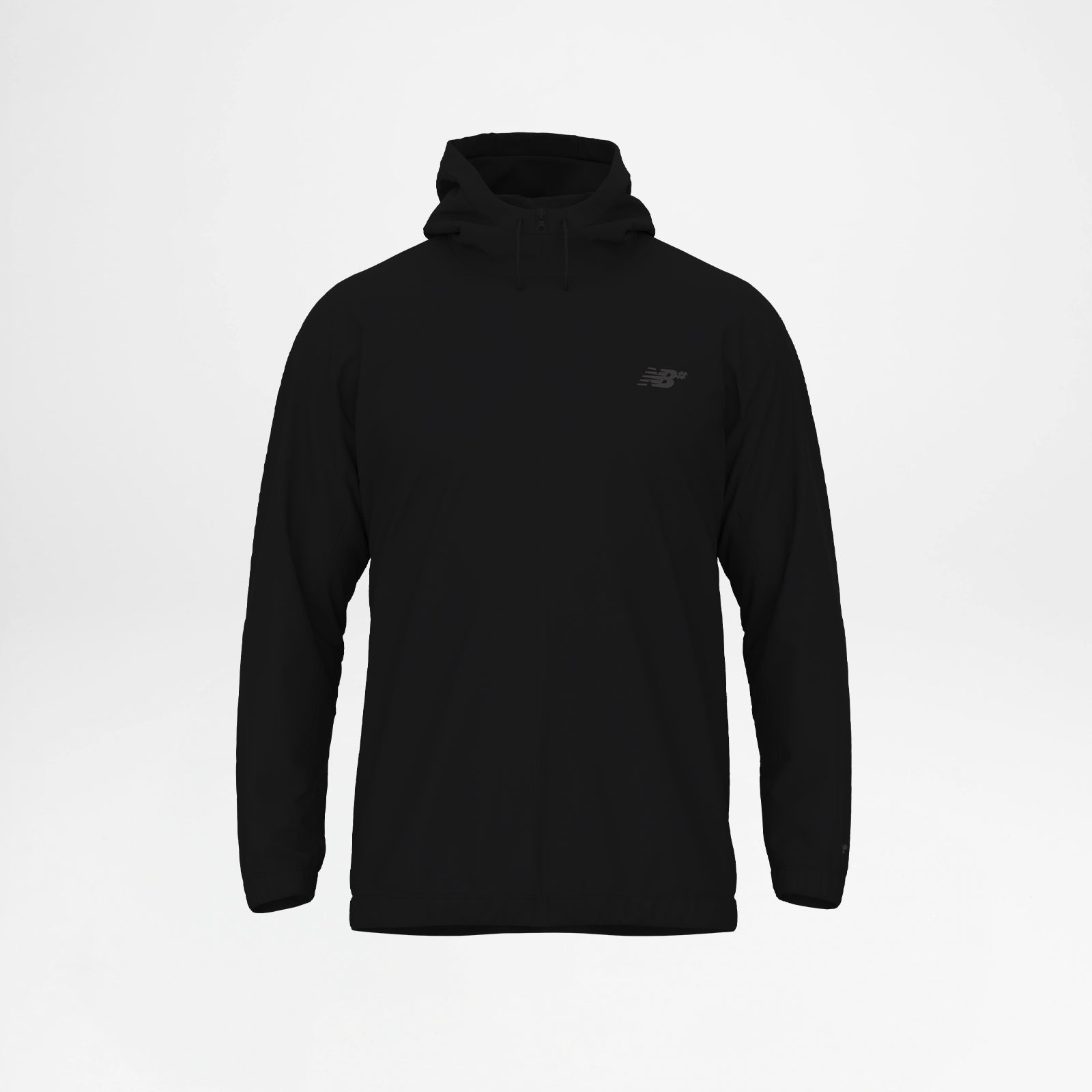 Woven Full Zip Black